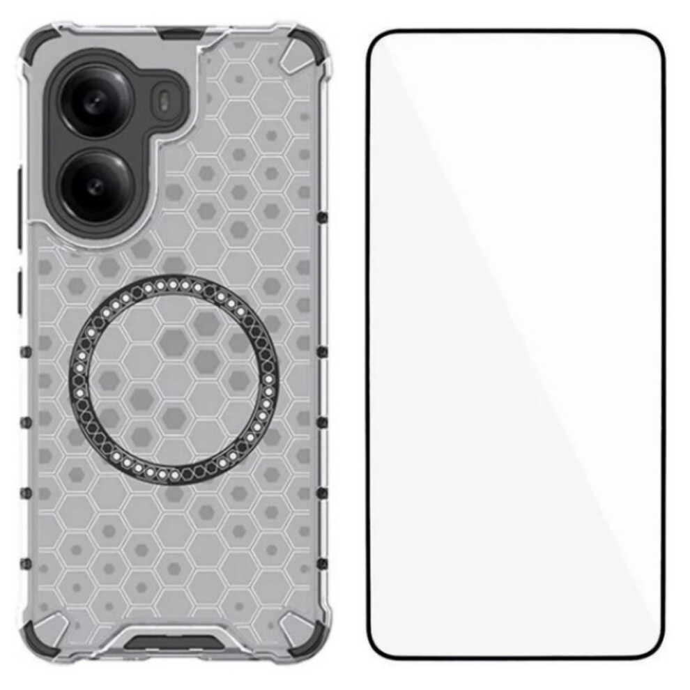 (Transparent) For Xiaomi Redmi Turbo 4 5G / Xiaomi Poco X7 Pro 5G Case Compatible With Magsafe Wanlonfeng Fc Series Tpu + Pc Phone Cover With T 6914281440148