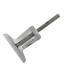 Stainless Steel Tyre Tread Depth Gauge For Cars SUVs And Motorcycles 050mm Range Precision Meter