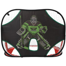 Ice Hockey Shooting Target With Goalie Design 35.4 X 23.6 X 23.6 Inches Oxford Fabric For Indoor Outdoor Training