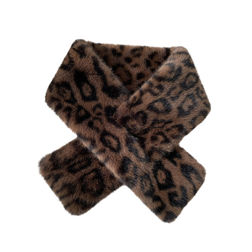 Ensemble de cache-cou et chapeau chaud à-851 écharpe marron