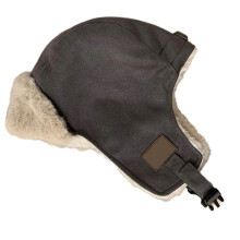 Chapeau de trappeur Ă la mode pour l'hiver, doublure-Gris