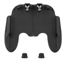 Joypad pieghevole per cellulari, impugnatura antiscivolo con apertura laterale per l'accesso alla porta di ricarica, compatibile con i giochi PUBG e