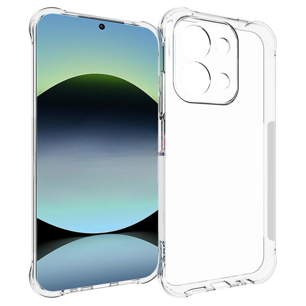 (Transparent) For Xiaomi Redmi 15C 5G (Eu) (173Mm) / 15C 4G (Eu) (173Mm) Clear Tpu Case Wanlonfeng Tm Series 2.0Mm Phone Back Cover 6914284871529