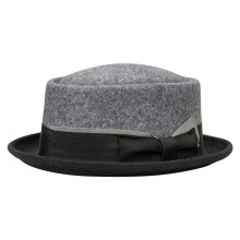 Costume de cowboy élégant avec nœud-mélange de gris noir