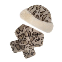 Écharpe de chapeau en peluche pour-852 écharpe chapeau kaki