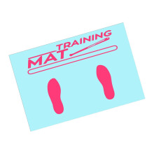 Baseball Hitting Mat Rubber 60cm x 90cm Outdoor Exercise Mat For Batter Stance Training Pitching Style D