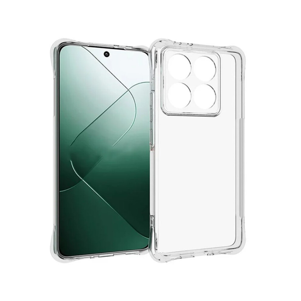 (Transparent) For Xiaomi 14T Pro Clear Tpu Case Wanlonfeng Tm Series 2.0Mm Phone Back Cover 6914284436933