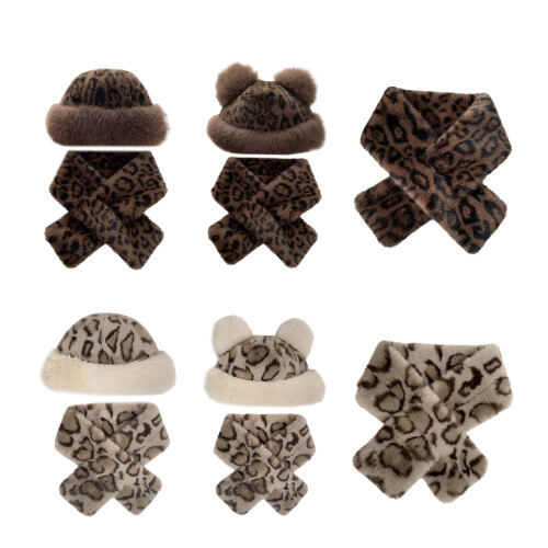 Écharpe de cou de chapeau populaire-850 écharpe chapeau marron 1