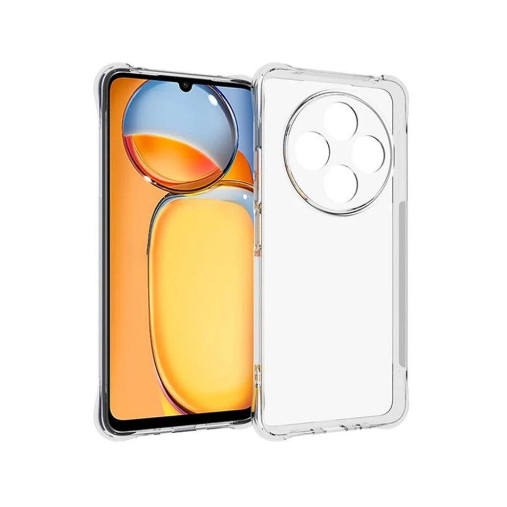 (Transparent) For Xiaomi Poco C75 4G Clear Tpu Case Wanlonfeng Tm Series 2.0Mm Phone Back Cover 6914281447055