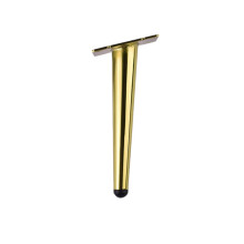 Furniture Legs for Sofa and Cabinet, Waterproof Rustproof Heavy Duty Metal Legs with Tapered Oblique Design, Floor Protector No Slip Rubber Pads, Easy