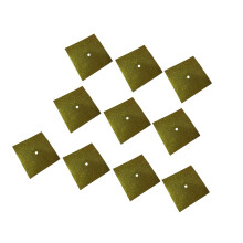 10 Sheets Colorful Glitters Cardstock Paper 9x9Inch Heavy-Gold