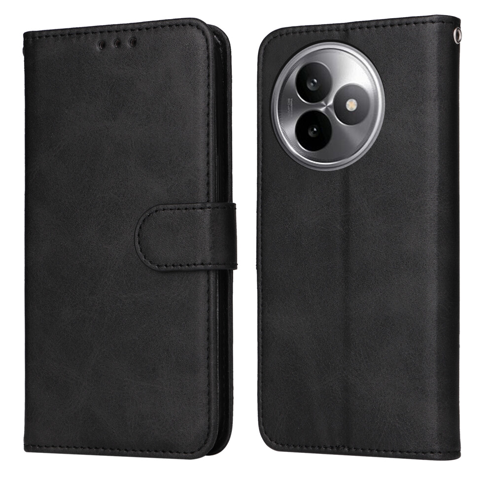 (Black) For Xiaomi Redmi K80 Ultra 5G Case Wallet Pu Leather Folio Flip Phone Cover Black 6914280422428