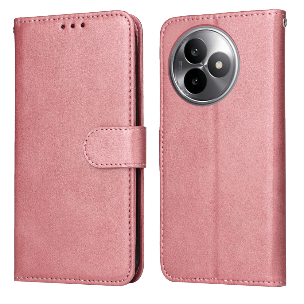 (Pink) For Xiaomi Redmi K80 Ultra 5G Case Wallet Pu Leather Folio Flip Phone Cover Pink 6914286686541