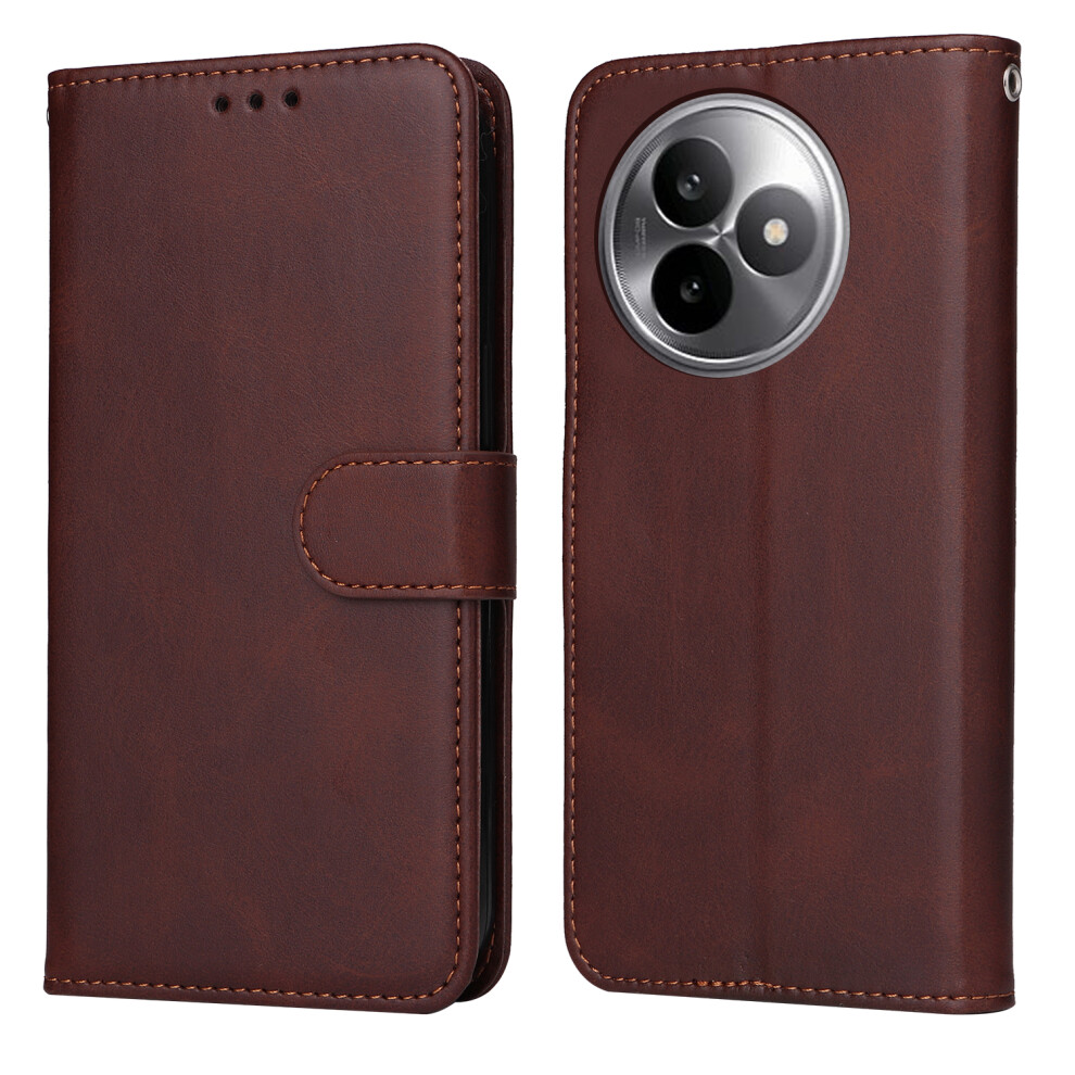 (Brown) For Xiaomi Redmi K80 Ultra 5G Case Wallet Pu Leather Folio Flip Phone Cover Brown 6914288842976