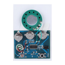 Chipprogrammeur met spraak-, audio- en muziekopnamefunctie, muziekmodule met luidspreker en microfoonknop voor wenskaartprojecten, luid geluid, luid