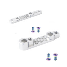 Bicycles Disc Brake Mount Adapters Road Bike Compatible Aluminum Silver Universal Fit Brake Converter Brackets