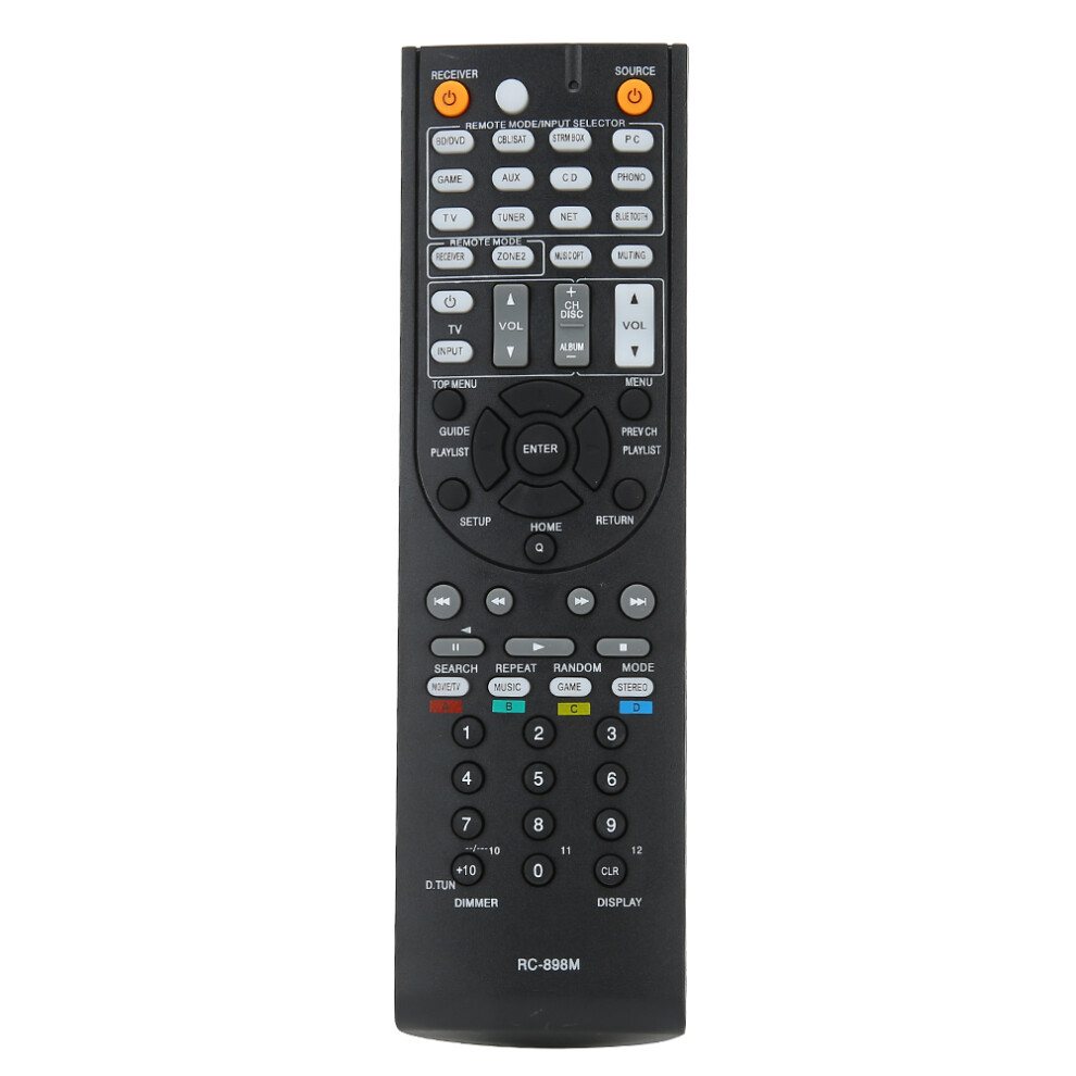 Replacement Remote For Onkyo Av Receivers,Lightweight Design With Enhanced Build Quality,Compatible For Tx-Nr646 Tx-Nr747 Tx-Nr545 Models, Durable 9420858995722