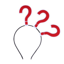 Question Mark Shaped Headband Hair Accessory For Women And Girls Carnival Christmas Gift