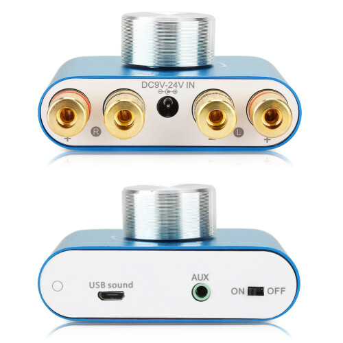 Στερεοφωνικός Ψηφιακός Ενισχυτής Hi-Fi με Είσοδο AUX, Ενισχυτής Bluetooth 5.0, Μίνι 1