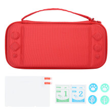 Custodia rigida per Nintendo Switch, strati di imbottitura protettiva, scomparti personalizzati, tasca in rete con cerniera, transizioni di colore