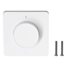 Slimme dimmer met LED-indicator. Veelzijdige 0-10V dimregeling voor binnen- en buitenverlichting.