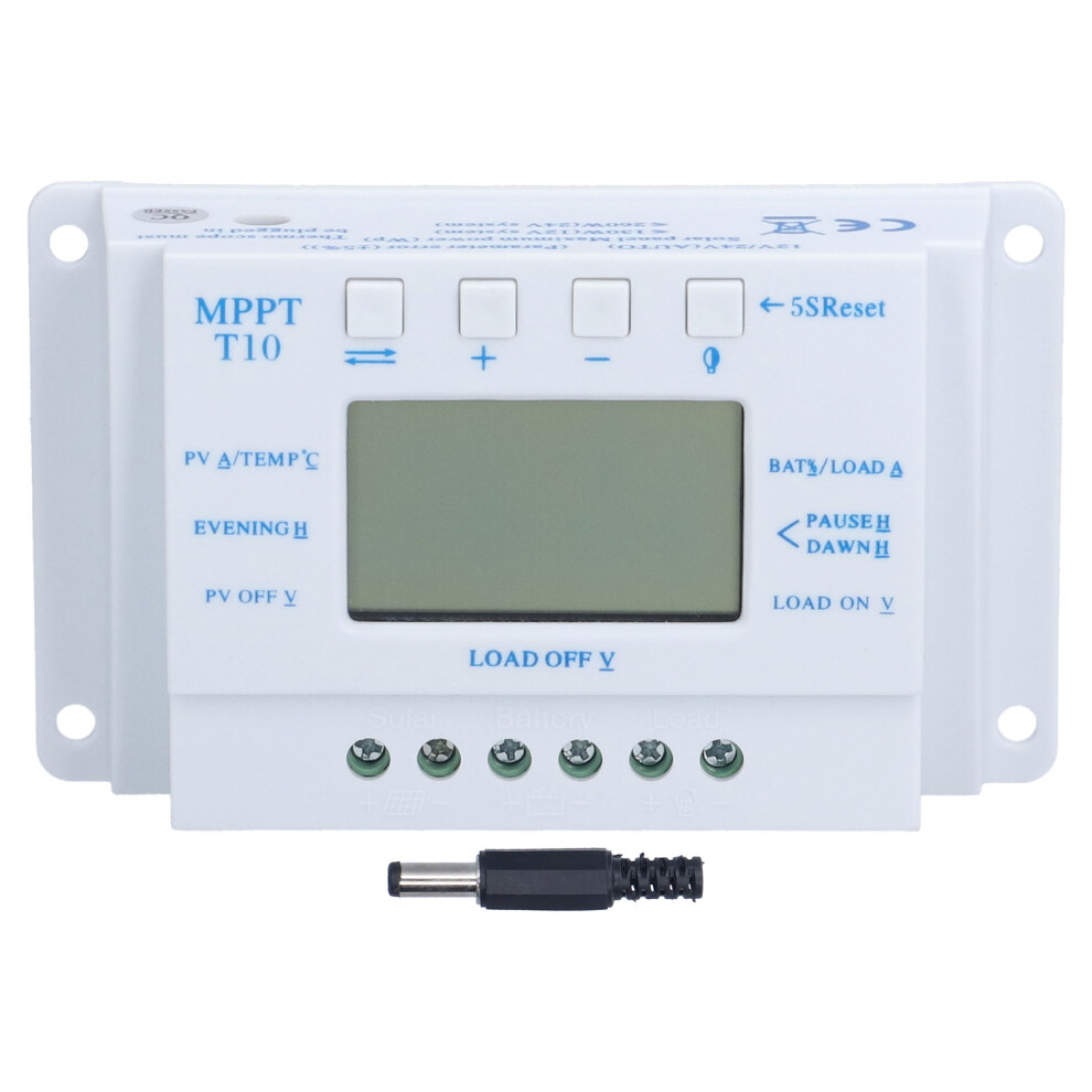 Advanced Solar Charge Controller Mppt High Efficiency Regulator 12V 24V Auto Detect With Lcd Interface, Dual Timing Modes And Wi Fi Capabilities For M 9198585120549