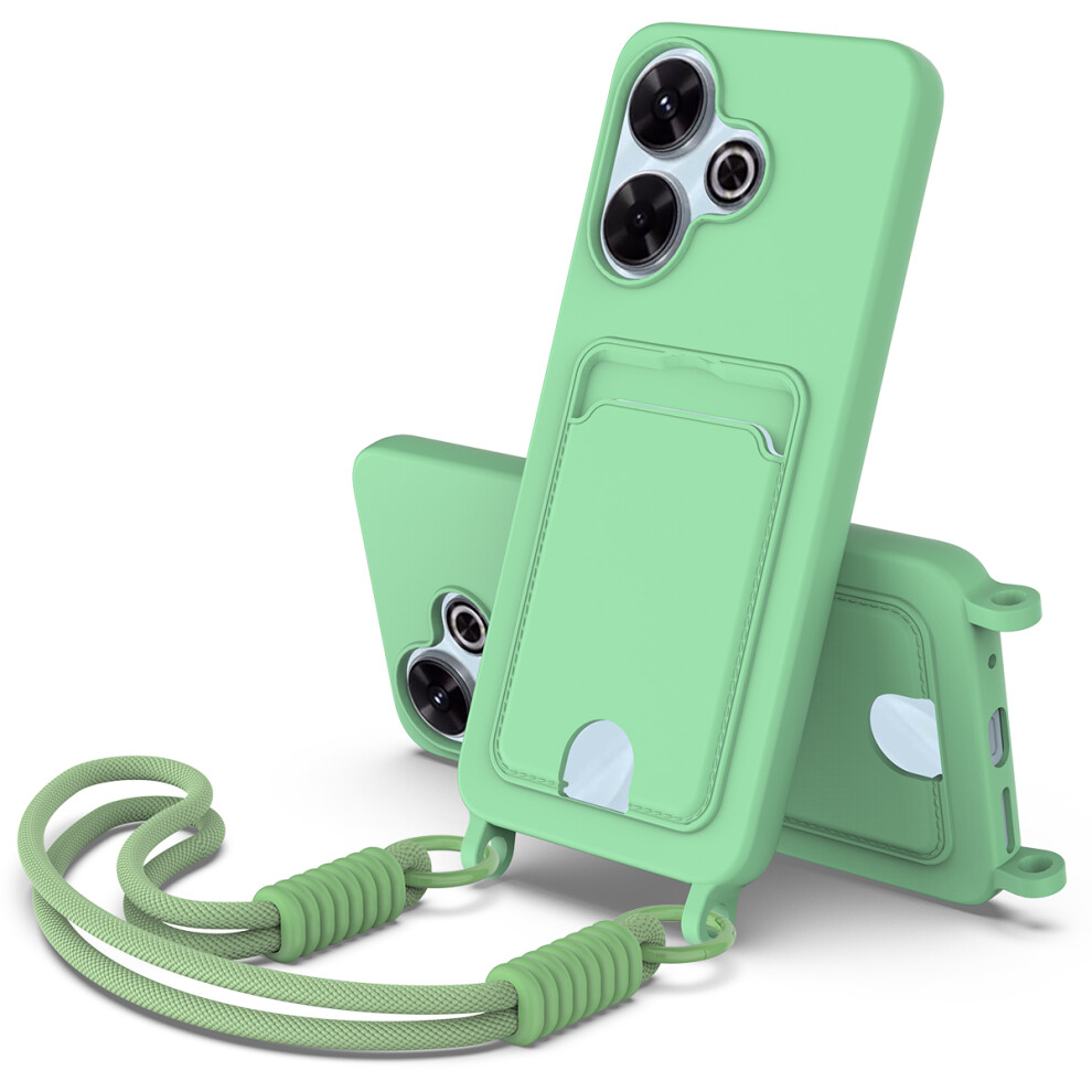 (Green) For Xiaomi Redmi 13 5G / Xiaomi Redmi Note 13R 5G / Xiaomi Poco M6 4G / Xiaomi Poco M6 Plus 5G / Xiaomi Redmi 13 4G Liquid Silico Green 6914281959336