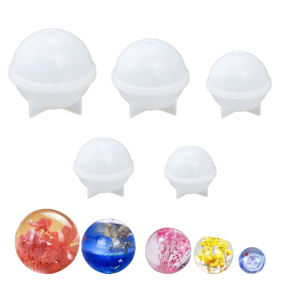 Crafting Wonder: Round Silicone Casting Molds, Sphere Shape Epoxy Mold, Silhouette Artistry For Your Unique Creations, Jewelry Making And Diy Handmade 9486358039656