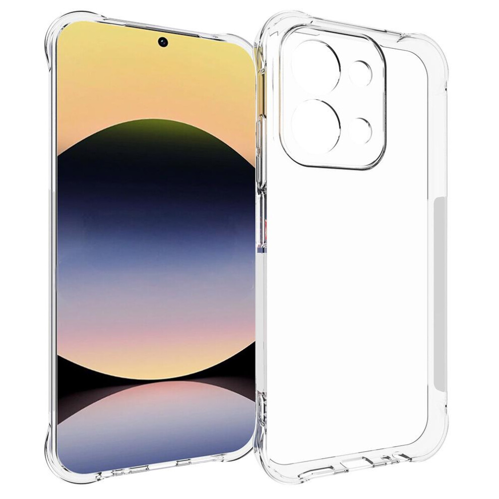 (Transparent) For Xiaomi Redmi 15C 4G (Global) (171Mm) / Poco C85 4G (171Mm) Clear Tpu Case Wanlonfeng Tm Series 2.0Mm Phone Back Cover 6914289017694