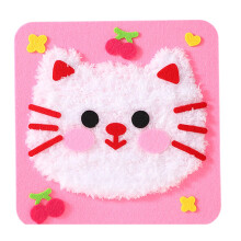 Cartoon Felted Animal Sewing Craft Set Kids Educational and-1