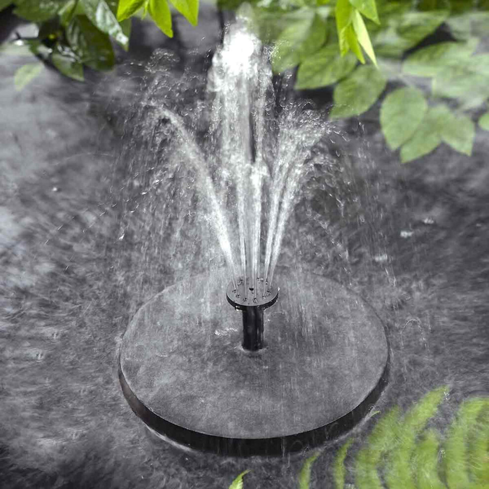 Solar Fountain Pump Submersible Solar Powered Water Fountain Panel Kit With Interchangeable Nozzle Heads For Garden Pond Bird Bath Fish Tank, Eco 9128293250245
