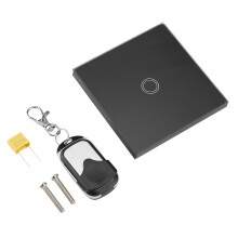Touchscreen dimmer met spraakassistent, slimme wandschakelaar met aanraakbediening voor uw slimme woonruimte, wifi-afstandsbediening voor lampen met