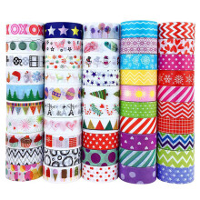 Stilvolles Washi-Tape-Set, wiederverwendbares Washi-Tape für DIY-Dekorationen, Bastelprojekte mit glatter Oberfläche, leicht abreißbares