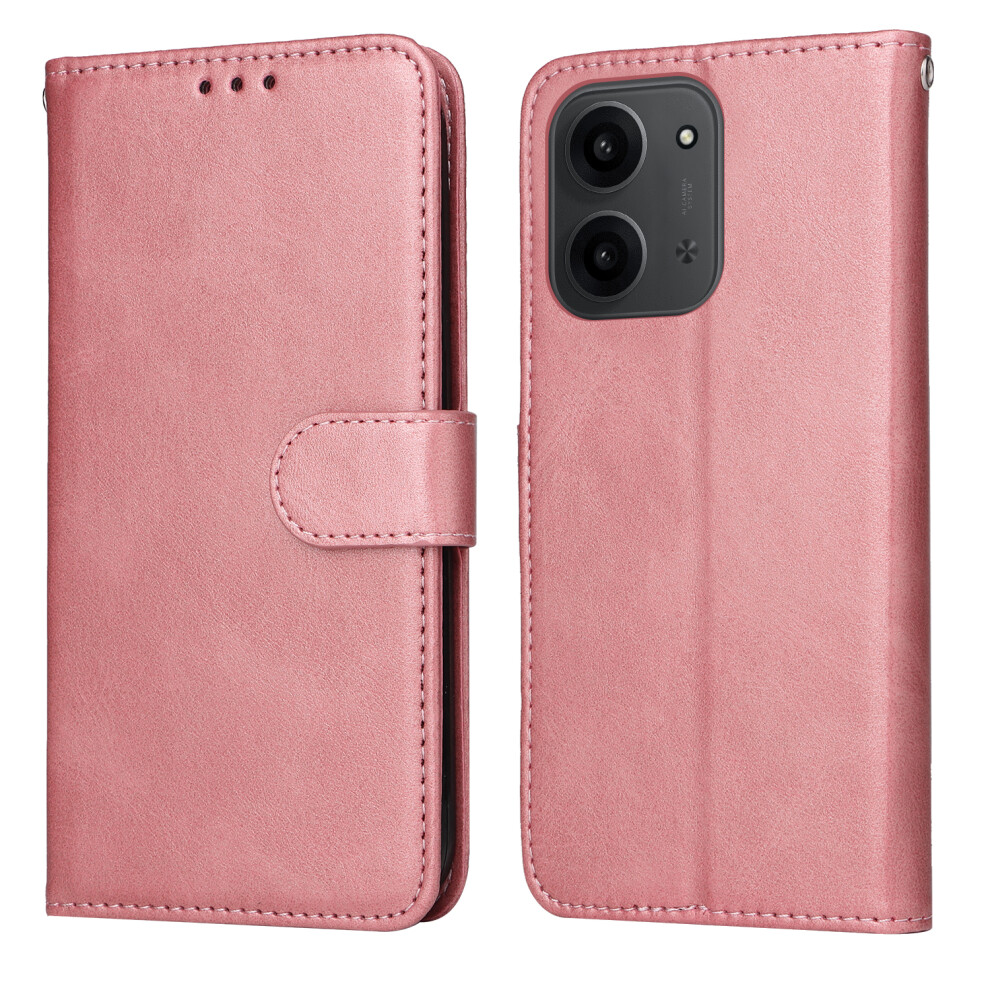 (Pink) For Xiaomi Redmi 15C 4G (Global) (171Mm) / Poco C85 4G (171Mm) Case Wallet Pu Leather Folio Flip Phone Cover Pink 6914282125396