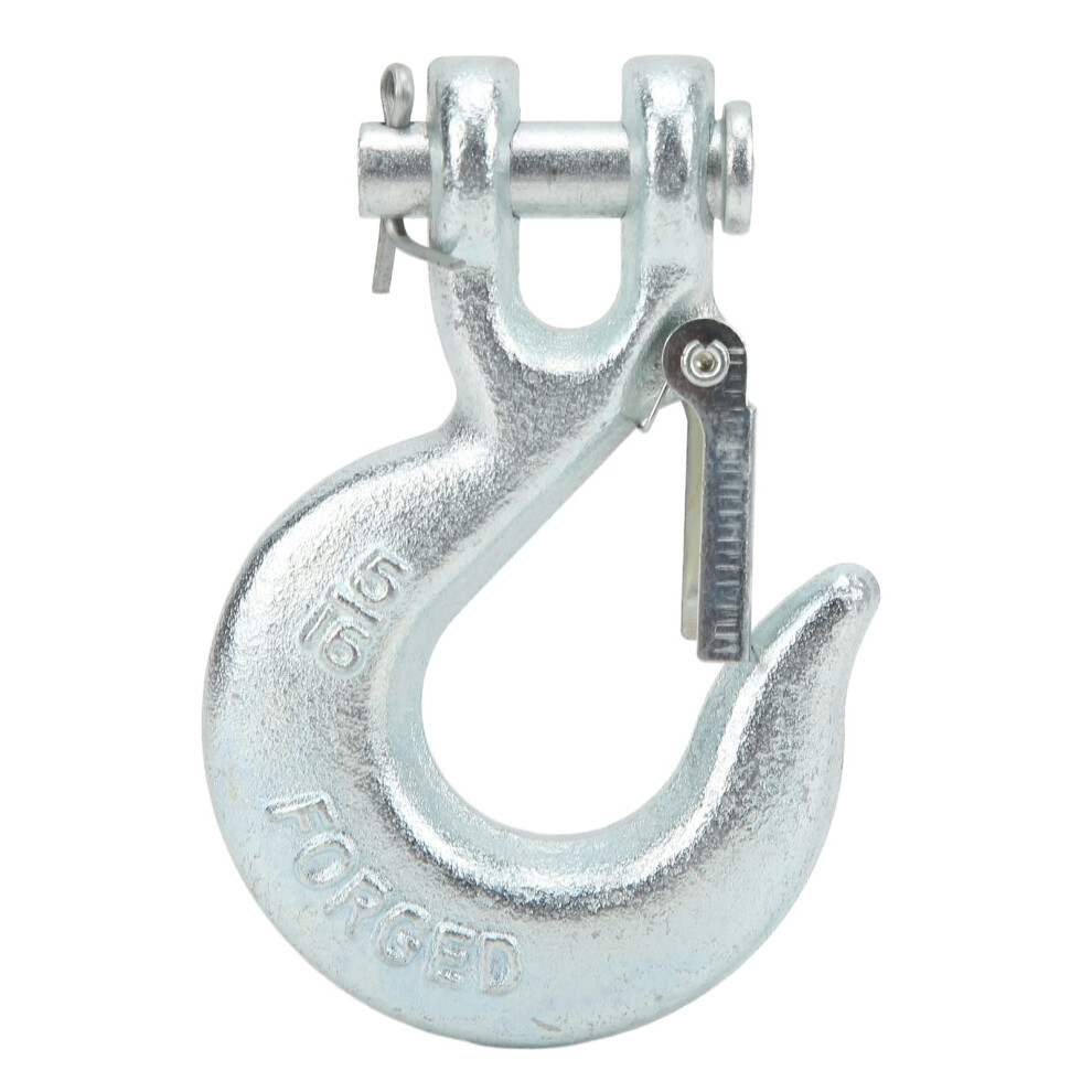 Safety Chain Hooks With Safety Latch, Heavyduty Clevis Slip Hook For Trailer Winch 9365049264747