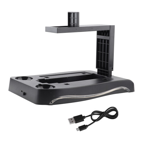 Seastán Ilmhuirearaithe le Solas LED do PS Move, Stáisiún Fuaraithe do PS4VR, Dea-Cháilíocht, Dea-Cháilíocht, Dea-Cháilíocht,