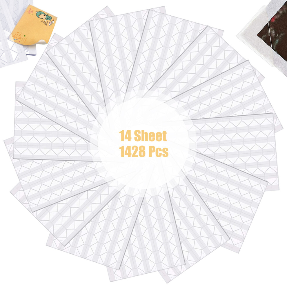 Self Adhesive Photo Corner Stickers, Perfect For Scrapbooking & Memory Book, Acid-Free Pvc Material, Vintage Style For Diy Albums & Personal Journals, 9486358039380