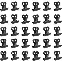 Preisschilder organisieren: Hochelastische Metall-Scharnierclips, wiederverwendbar ohne Ausleiern für Bastelprojekte, Fotopräsentation, Büro,
