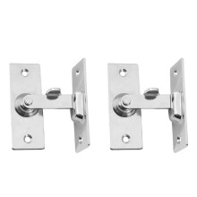 Stainless Steel Door Bolt Lock 2Pack Indoor Outdoor Use Easy Install Security Latch for Doors Windows Cabinets Gates