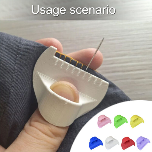 Sewing Template Finger Protectors Sewing Easy to Use-White 4 1