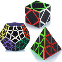 Ympäristöystävällinen 70 * 70 * 70 mm:n Megaminx-kuutio, kulmiin leikattava 55 * 55 * 55 mm:n nopeuskuutio, klassiset palapelit