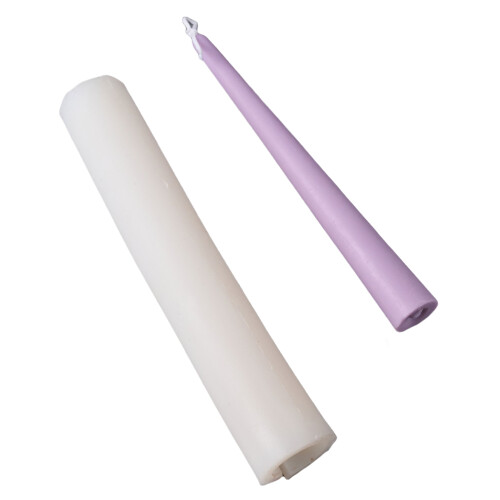 3D Carved Silicone Pillar Candle Molds Embossed-Simple candle