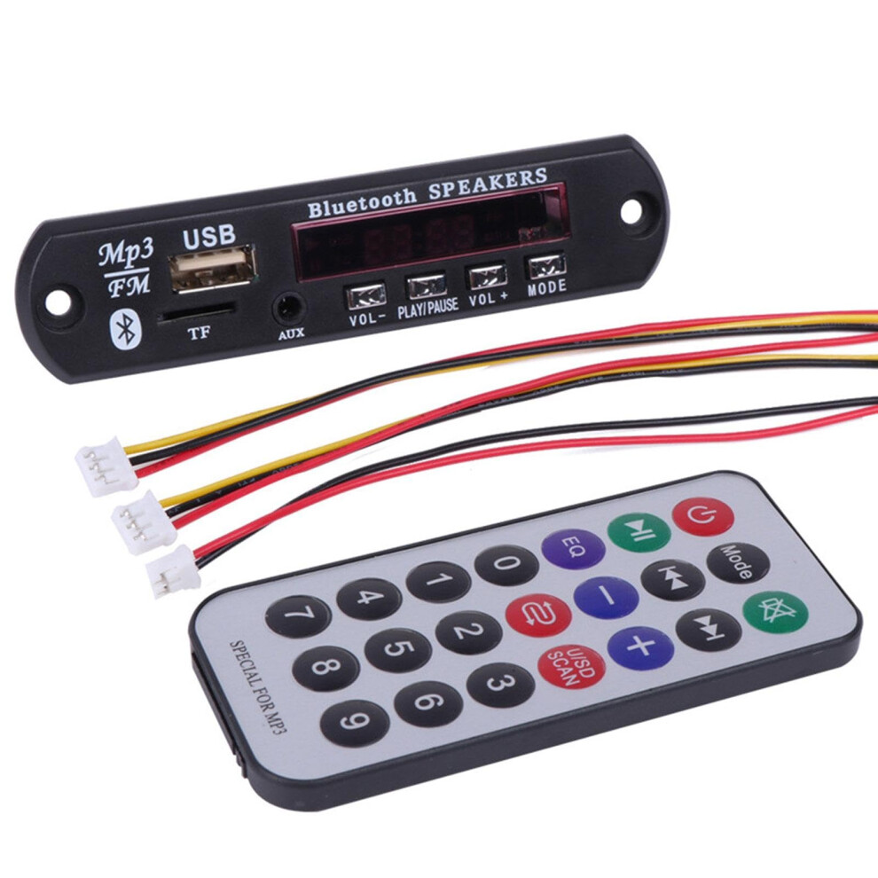 Bluetooths Mp3 Decoding Board Mp3 Wireless Bluetooth Decoder Module Lossless Audio Tf Card Usb Fm Radio For Speaker 9365049262323