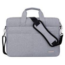 Hochwertige, schlanke und wasserdichte Laptop-Schultertasche mit Schultergurt, stoßfestes 15,6-Zoll-Laptop-Gehäuse mit verstecktem Tragegriff und