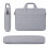 Bolsa de ombro fina e impermeável para laptop com proteção superior, capa resistente a impactos para laptops de até 15,6 polegadas com alça 3