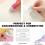 Set di nastro correttore, multiuso, resistente, a forma di penna, ideale per scuola e ufficio. 4