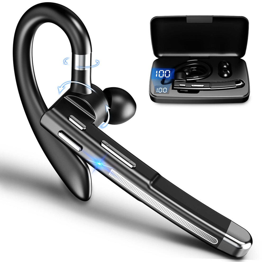 Noise Cancelling Headset With Qualcomm Chip,Dual Microphone Enc Technology For Clear Calls And Crystal Sound,For Trucker,Business,And Home Office Work 9420858007289
