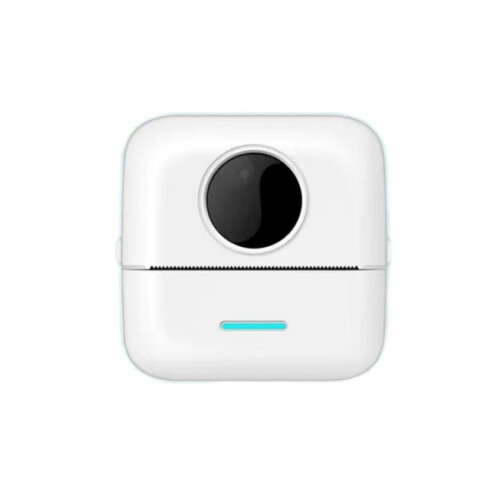 Compacte mini-stickerprinter, inktloze thermische printoplossing voor creativiteit onderweg.