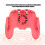 Controle para jogos mobile com joystick, controle remoto, teclas de mira e disparo para celulares de até 6,5 polegadas, design ergonômico com 7