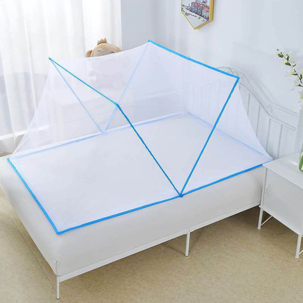 Pop Up Mosquito Net Tent, Foldable Mesh Breathable Baby Mosquito Net for Bedroom Dormitory Camping Use, Easy Setup Portable Mosquito Protection with D